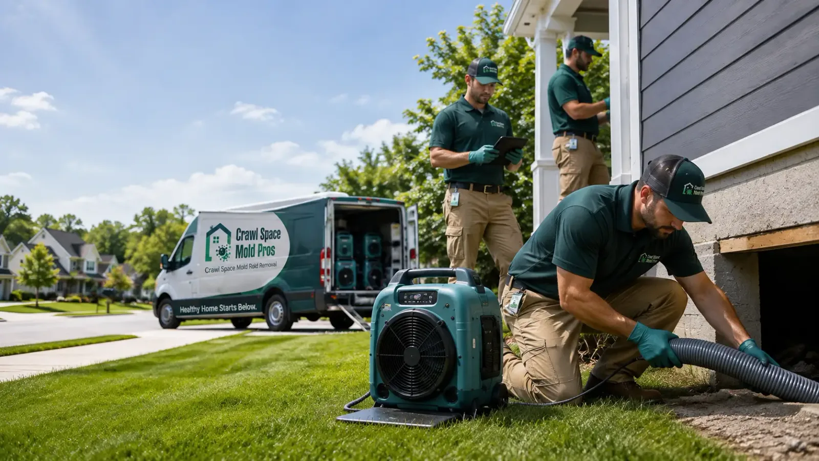 Crawl Space Mold Removal in Kingston, MI